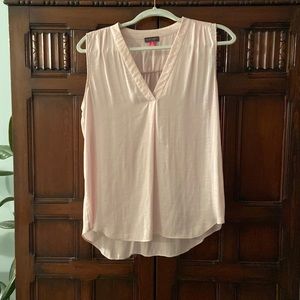 Vince Camuto sleeveless blush pink blouse, great condition
